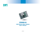 DFI CR900-B User`s manual