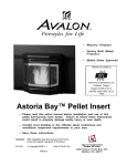 Avalon Astoria Bay Owner`s manual
