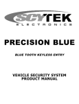 Scytek electronic Precision Blue Product manual