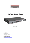 Calibre UK LEDView-510 Setup guide