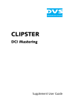 DVS Clipster User guide