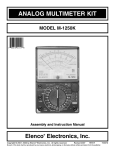 Elenco Electronics M-1250K Instruction manual