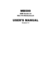 AMD MB500 User`s manual