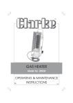 Clarke GRH35 Specifications