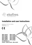 Ekofires EKO 3080 Troubleshooting guide