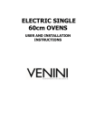 Venini VEO65SS-W Technical data