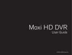 Moxi HD DVR User guide
