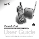 BT QUARTET 2015 User guide