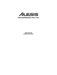 Alesis Performance Pad Pro Specifications