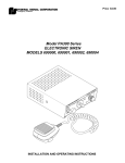 AVTronics PPA-300 Operating instructions