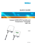 Vaisala HMT140 Technical data
