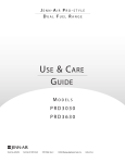 Maytag Jenn-Air PRD3030 series User guide