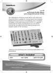 Radio Shack 32-2058 User`s guide