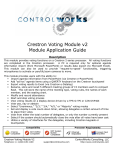 Crestron Voting Module v2 Module Application Guide