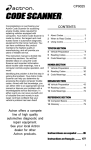 Actron CP9025 Instruction manual