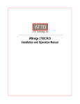 ATTO Technology 2700 Instruction manual