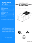 York DJ300 Installation manual