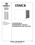 Essick ECR 4000 Specifications