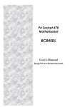 BCM BC845DL User`s manual