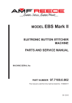 AMF MARK V SD1BE2DA Service manual