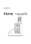 SDI Technologies iP44 Instruction manual