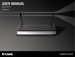 D-Link Wireless N Home Router DIR-615 User manual