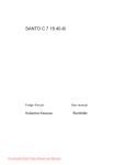 AEG Electrolux Santo C 7 18 40-6i User manual