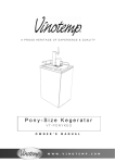 Vinotemp VT - PONYKEG Troubleshooting guide