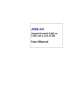 Advantech AIMB-641 User manual