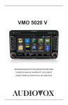 Audiovox VMO 5020 V Owner`s manual
