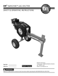 DR RAPIDFIRE Operating instructions