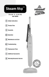 Bissell Steam Mop 90T1 SERIES User`s guide