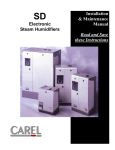 Carel SD Specifications