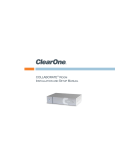 ClearOne V-There 2000 Setup guide
