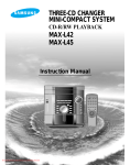 Samsung MAX-L45 Instruction manual