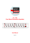 Arrel Audio CL-122 User manual