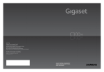 Siemens Gigaset C300H Specifications