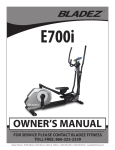 BLADEZ E700i Owner`s manual