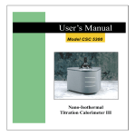 Cypress CSC-5300 User`s manual