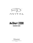 Avital 3200 Installation guide