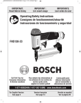 Bosch FNS138-23 Specifications