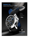 Citizen W760 Specifications