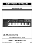 Elenco Electronics AK-300 Instruction manual