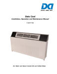 Data Aire DAMW/G-02 Unit installation