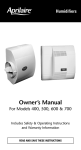 Aprilaire 500 Owner`s manual