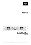 MK Sound V-75 MK II User`s guide