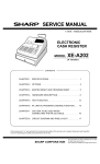 Sharp R-305H Service manual