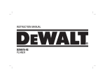 DeWalt D26676-XE Instruction manual