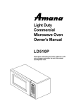 Amana LD510P Owner`s manual