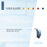 ReSound Azure Silhouette BTE AZ71-DVI User guide